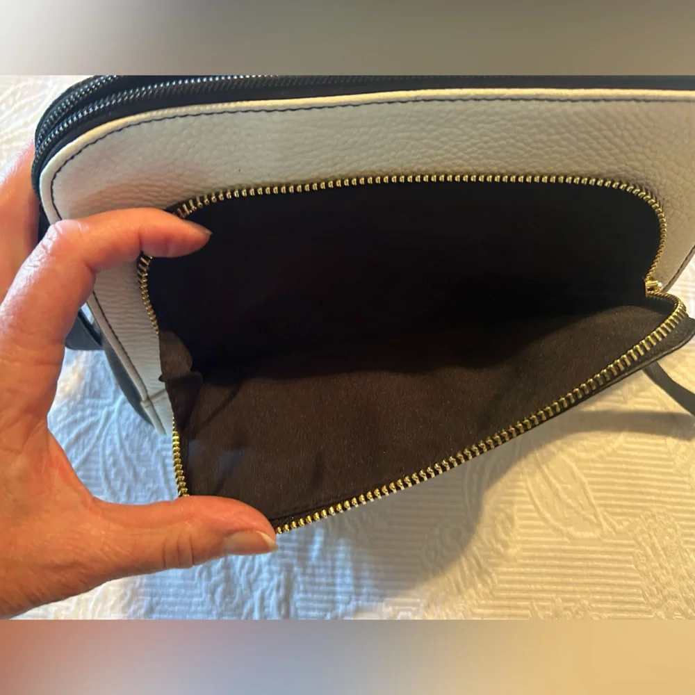 Black and White Crossbody Bag